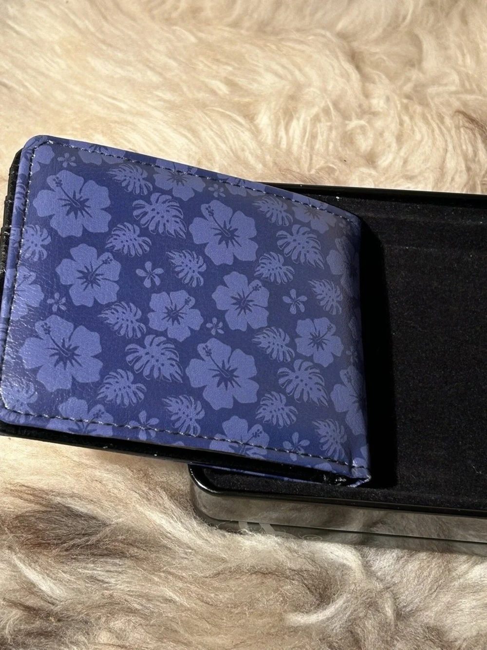 Kids/Mens Blue Stitch Character Card Wallet